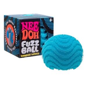 NeeDoh Fuzz Ball BLUE - BRAND NEW IN BOX - Needoh Fuzz Ball